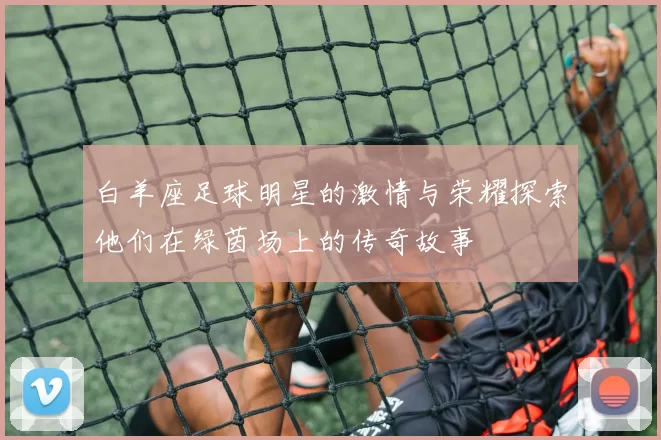 白羊座足球明星的激情与荣耀探索他们在绿茵场上的传奇故事